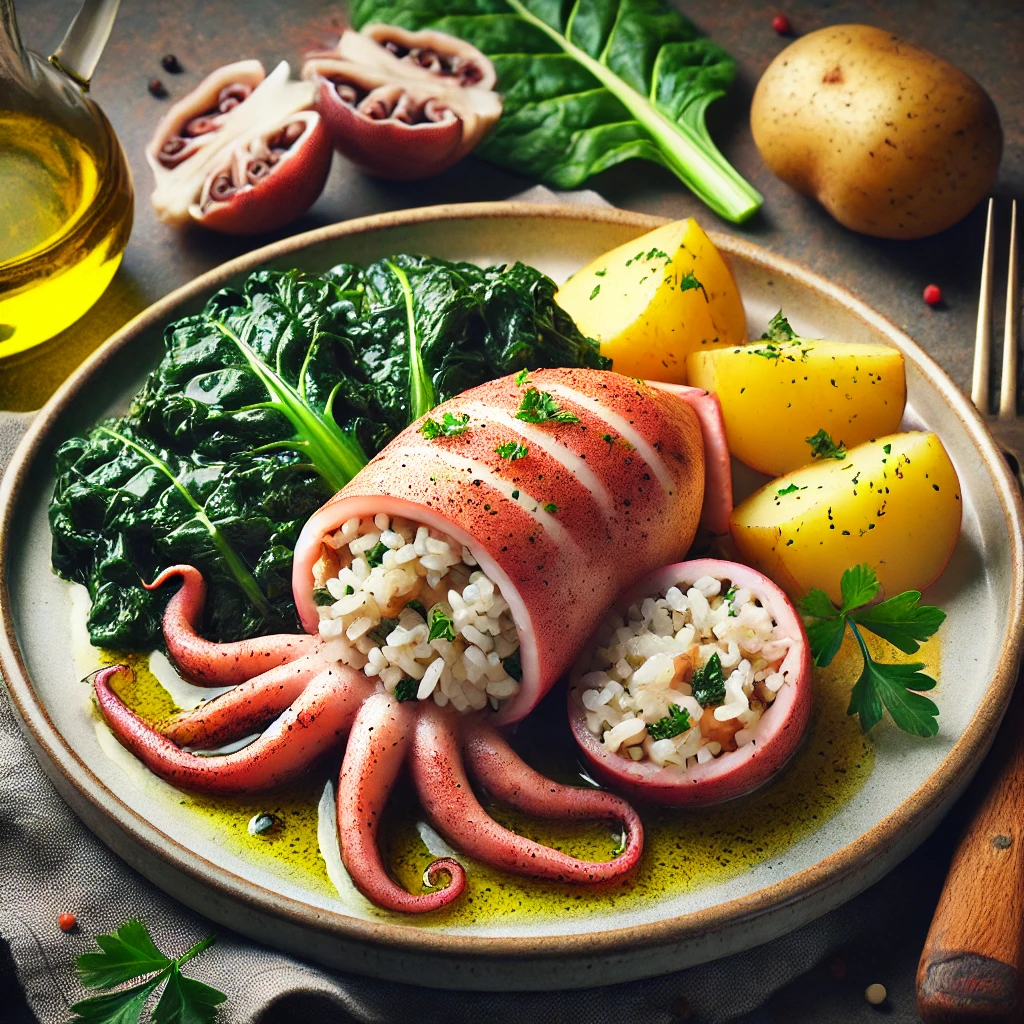 Recept za punjene lignje (posne)